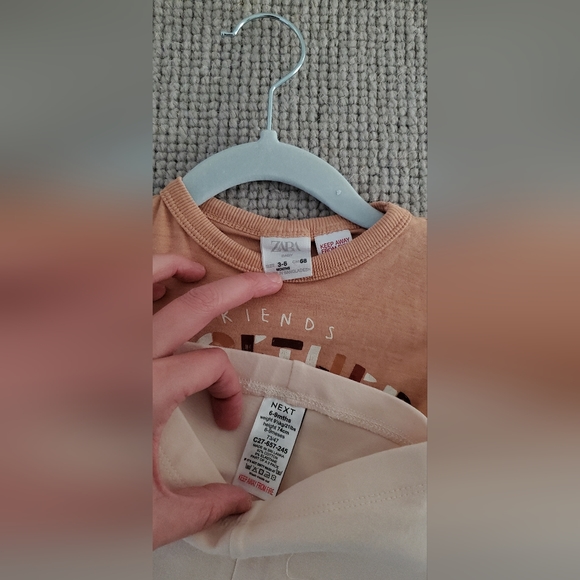 Friends together top and bike short girls set - Picture 2 of 2